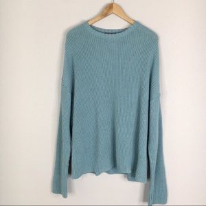 ASOS Blue Knit Pullover Sweater